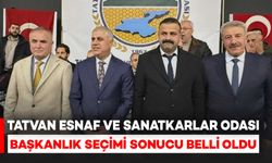 Tatvan Esnaf ve Sanatkârlar Odası’nda Başkanlık Seçimi Sonucu Belli Oldu