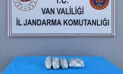 Van'da 1 kilo 978 gram kubar esrar ele geçirildi