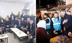 Başkan Tanğlay, teravih namazının ardından vatandaşlarla bir araya geldi