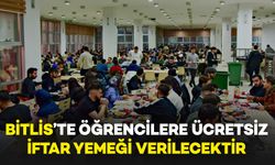 Bitlis’te Öğrencilere Ramazan Boyunca Ücretsiz İftar Yemeği