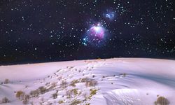 Bitlis’te Karlı Zirvelerden Orion Bulutsusu Görüntülendi