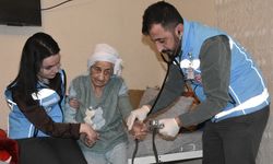 Bitlis'te Evde Bakım Ekipleri 101 Yaşındaki Hasta İçin Seferber Oldu