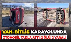 Van-Bitlis kara yolunda feci kaza: 1 ölü, 2 yaralı
