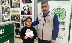 Minik Eymen’den Gazze’ye Anlamlı Bağış