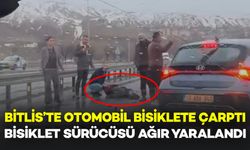Bitlis’te Otomobilin Çarptığı Bisikletli Ağır Yaralandı