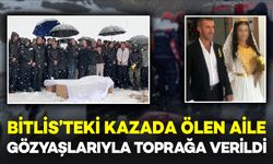 Bitlis’teki Feci Kazada Hayatını Kaybeden Aile Yan Yana Defnedildi