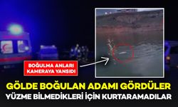 Gölde Boğulan Adamı Gördüler Ama Yüzme Bilmedikleri İçin Kurtaramadılar