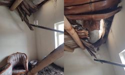 6 kişilik ailenin toprak evi çöktü