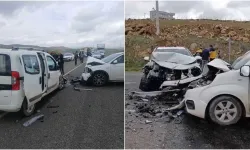 İki aracın çarpıştığı kazada 6 kişi yaralandı