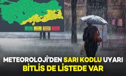 Meteoroloji’den Bitlis Dahil 19 İl İçin Sarı Kodlu Uyarı