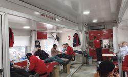 Ahlat'ta Kızılay'ın kan bağışı aracına yoğun ilgi: 184 ünite kan toplandı