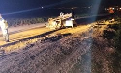 Kontrolden Çıkan Otomobil Takla Attı: 6 Kişi Yaralandı