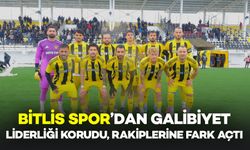Bitlis Spor, Kendi Evinde Galibiyet: Liderliğini Sürdürerek Rakiplerine Fark Açtı