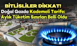 Bitlisliler dikkat! Doğal gazda sınırı aşan daha fazla ödeyecek