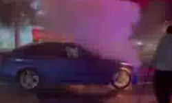 Diyarbakır’da seyir halindeki otomobil alev topuna döndü