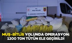 Muş-Bitlis Yolunda 1 Ton 200 Kilogram Tütün Ele Geçirildi