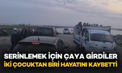 Serinlemek İçin Çaya Giren 2 Çocuktan Biri Boğularak Hayatını Kaybetti