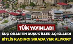 Suç Oranı En Düşük İller Açıklandı: Bitlis Kaçıncı Sırada Yer Alıyor?