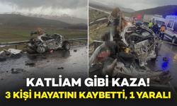 Tır ile otomobil çarpıştı: 3 kişi öldü, 1 yaralı