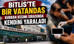 Bitlis’te Bir Vatandaş Kurban Keserken Kendini Yaraladı