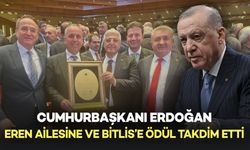 Cumhurbaşkanı Erdoğan'dan Eren Ailesine ve Bitlis'e Gurur Veren Ödül