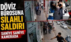 Döviz Bürosuna Silahlı Saldırı Saniye Saniye Kamerada