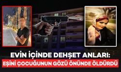 Evde Dehşet Anları: Eşini Çocuğunun Gözü Önünde Öldürdü