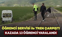 Feci Kaza! Öğrenci Servisi ile Tren Çarpıştı: 13 Öğrenci Yaralandı