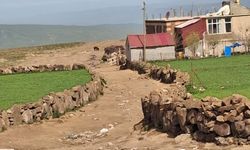 Bitlis’te ağır kış mevsiminde yıpran köy yolları  onarılıyor