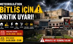 Meteorolojiden Bitlis İçin Kuvvetli Yağış Uyarısı