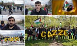 Bitlis'te Gençler Gazze İçin Pedal Çevirdiler