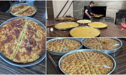 Bitlis'te bayramın vazgeçilmezi tatlı hazırlıkları yoğunlaştı