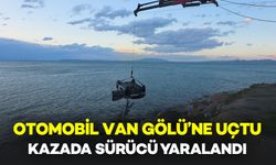 Van Gölü’ne Uçan Otomobil Vinçle Çıkarıldı