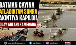 Batman Çayı'na Atladıktan Sonra Akıntıya Kapıldı: Olay Anları Kamerada