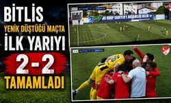 Bitlis Yenik Düştüğü Maçta İlk Yarıyı 2-2 Tamamladı