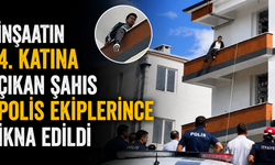 İnşaatın 4. Katına Çıkan Şahıs Polis Ekiplerince İkna Edildi
