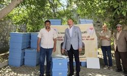 Elazığ'da arıcılara kovan desteği