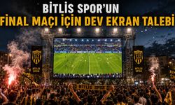 Bitlis Spor’un Final Maçı İçin Dev Ekran Talebi