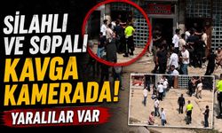 Silahlı ve Sopalı Kavga Kamerada: Yaralılar Var