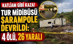 Katliam Gibi Kaza! Tur Midibüsü Şarampole Devrildi: 4 Ölü, 26 Yaralı