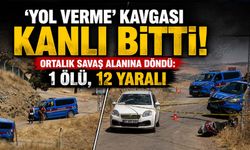 'Yol Verme' Kavgası Kanlı Bitti: 1 Kişi Öldü, 12 Yaralı