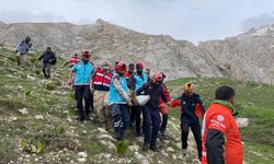 Zorlu kurtarma operasyonu! Arazide mahsur kalan vatandaş 5 saatte kurtarıldı