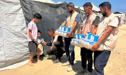 Yetimler Vakfı, kurban emanetlerini Gazze'deki ihtiyaç sahiplerine ulaştırdı