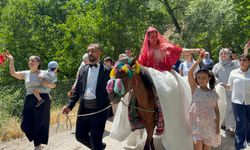 Bitlis'te Asırlık Atlı Gelin Geleneği Yaşatıldı
