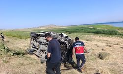 Van'da Minibüs Şarampole Yuvarlandı: 3 Kişi Yaralandı
