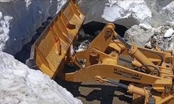 Bingöl'de temmuz ayında karla mücadele