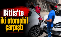 Bitlis'te iki otomobil çarpıştı