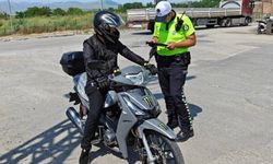 Bitlis'te Motosiklet Sürücülerine Yönelik Denetim