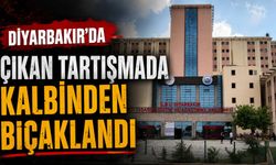 Diyarbakır’da çıkan tartışmada kalbinden bıçaklandı