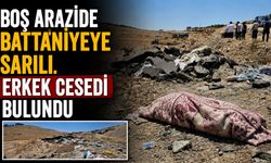 Boş Arazide Battaniyeye Sarılı Erkek Cesedi Bulundu